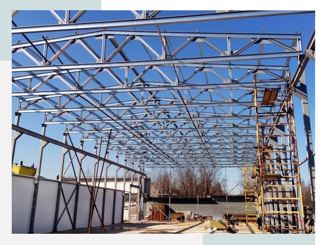 Строительство цехов в Ростов от 616 руб. под ключ