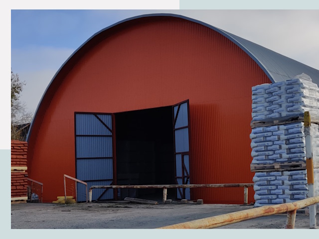 Полукруглые ангары по цене от 616 руб. в Ростов