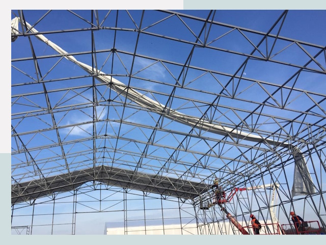 Шатровые ангары от 616 руб. в Ростове и Ярославской области