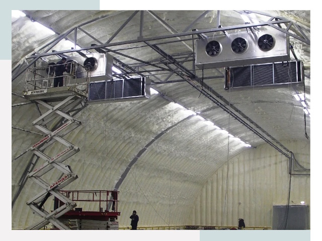 Оснащение ангаров в Ростове