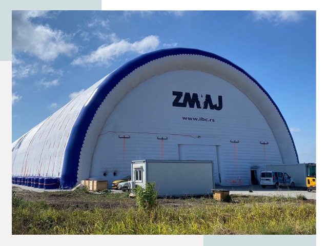 Брендирование ангаров в Ростове