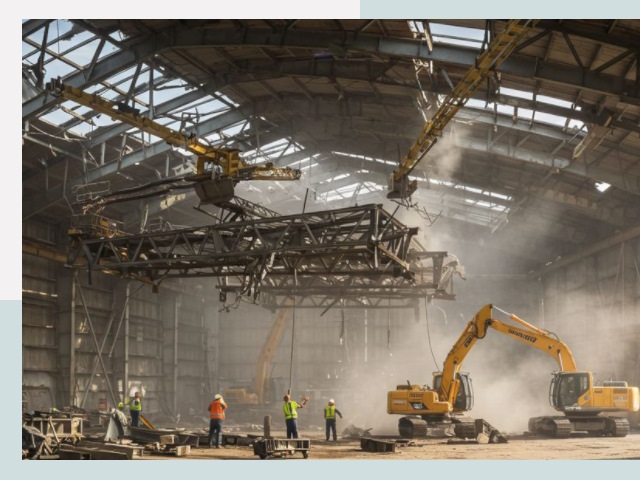 Демонтаж ангаров в Ростове от 616 руб. за м²