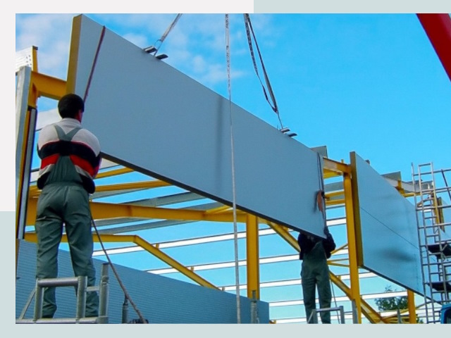 Монтаж сэндвич-панелей в Ростове от 616 руб.